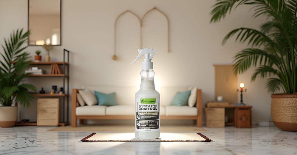 FortaGrow Insect and Pest Control on a kitchen counter