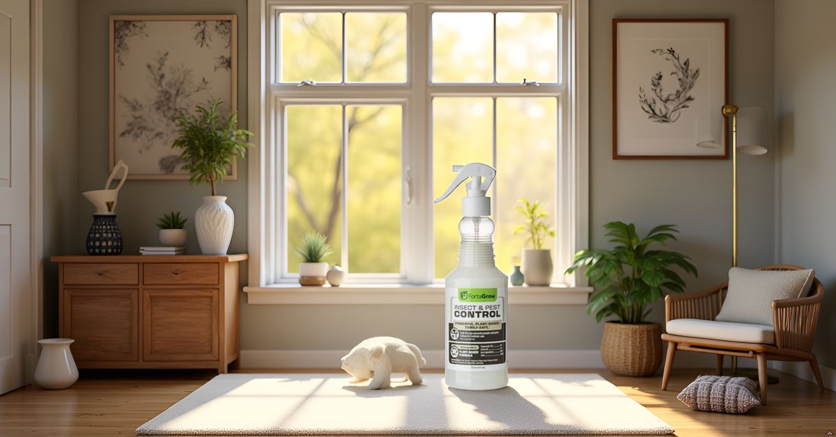 Plant-based FortaGrow formula in a bright indoor setting